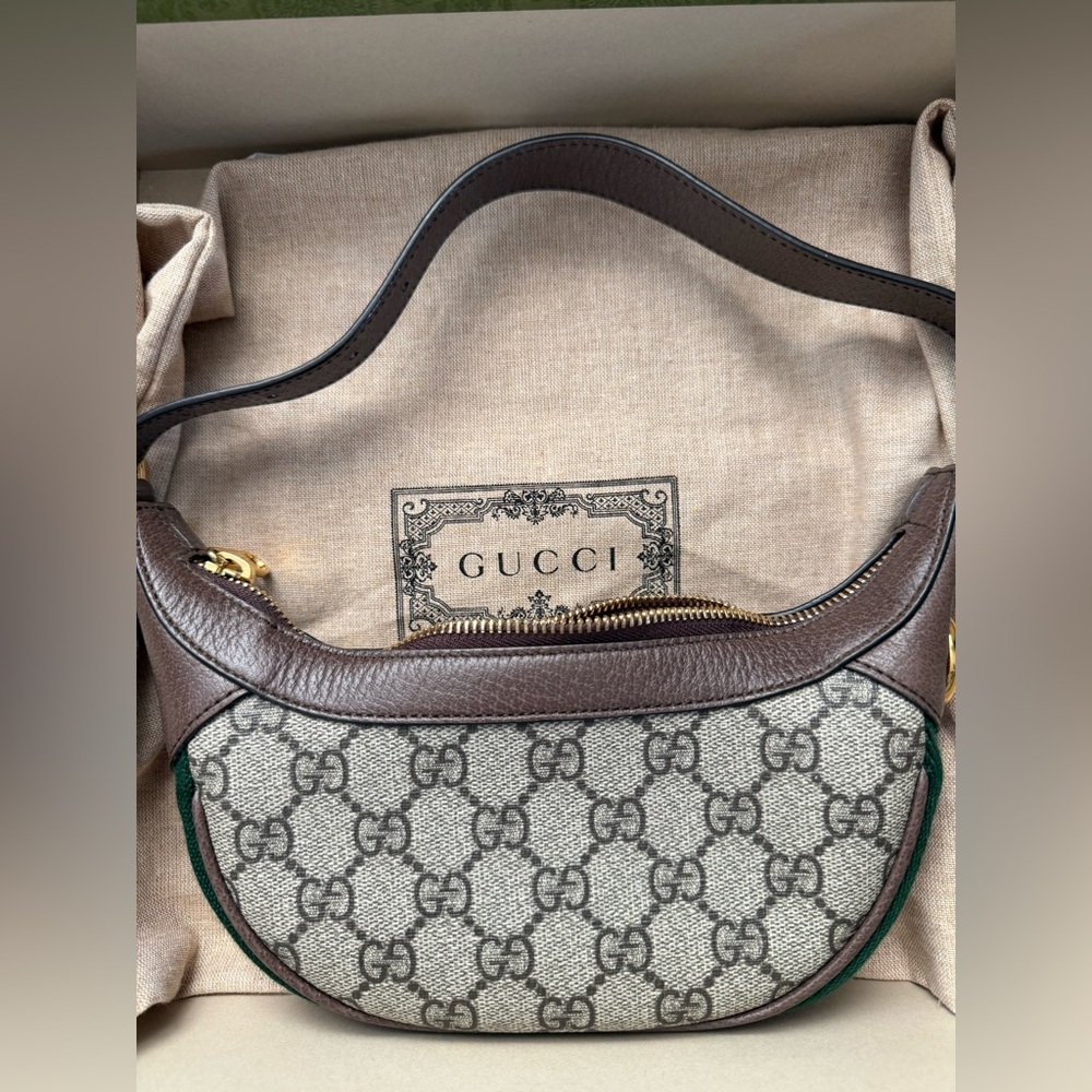 Ophidia Mini GG Supreme Canvas & Leather Shoulder Bag- Pre-loved